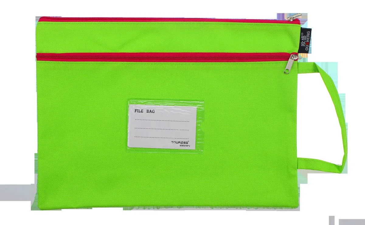 Zip Document Case with Side Handle