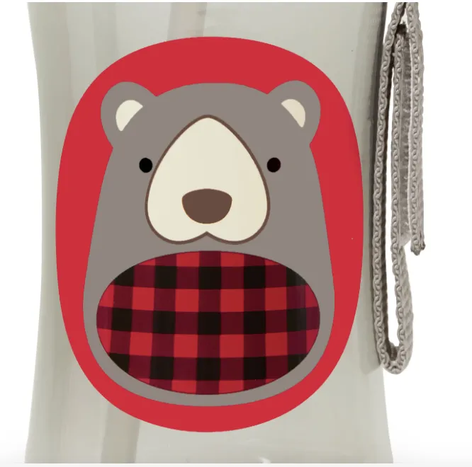Zoo Straw Bottle Bear